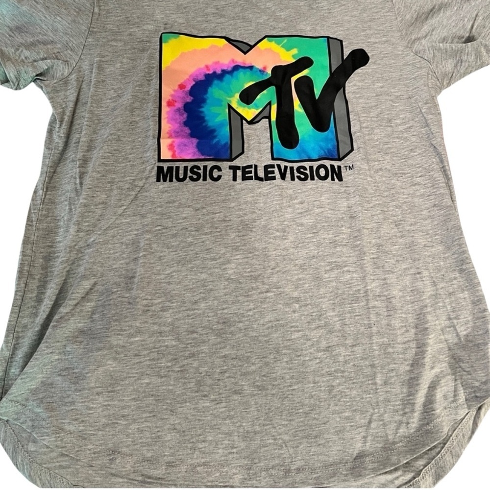 Gray MTV Music Television T-Shirt